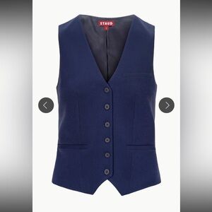 STAUD Navy Brett Vest